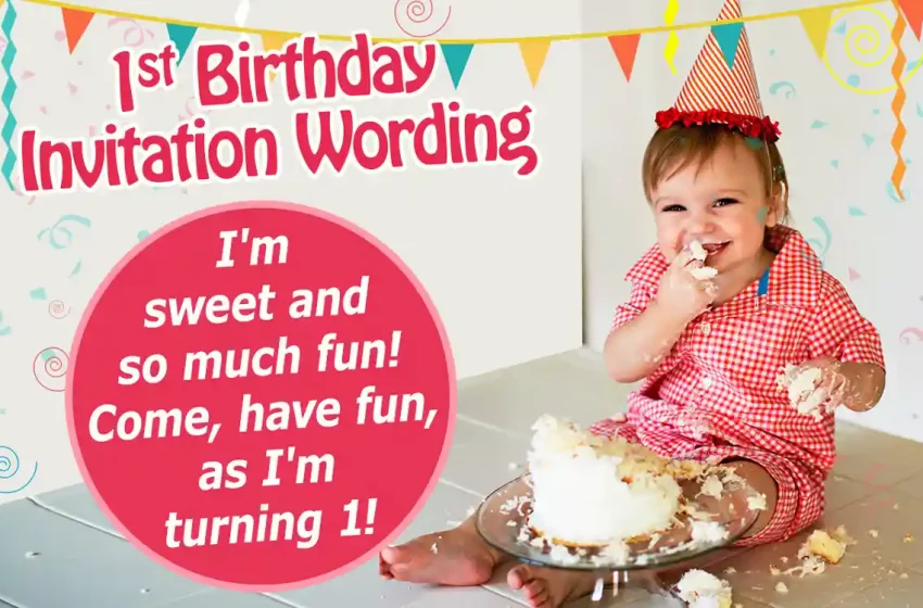  First Bday Invitations your Guests will Love