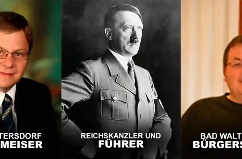  Famous people of Austria: Josef Hauptmann, Adolf Hitler, Christian Rossmann
